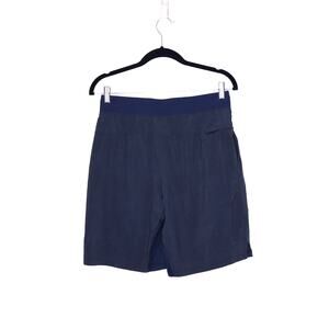 LULULEMON T.H.E. Short Linerless 9" Heather Allover Iron Blue True Navy Men's M